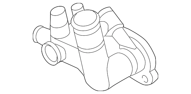 Thermostat Housing - Mazda (ZZP3-15-172D)
