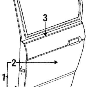 Belt Molding - Mazda (B456-50-660A)