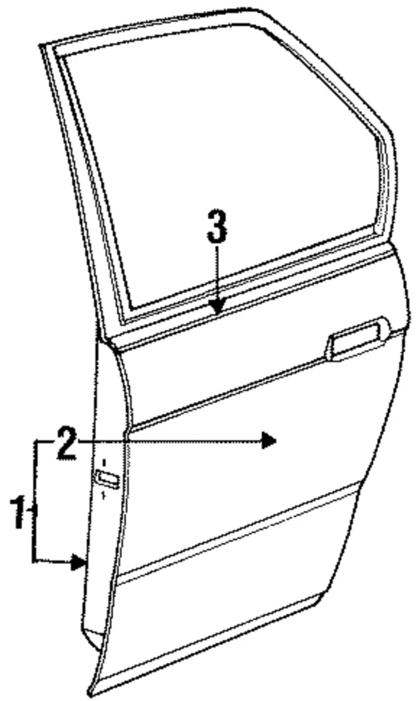 Belt Molding - Mazda (B456-50-660A)