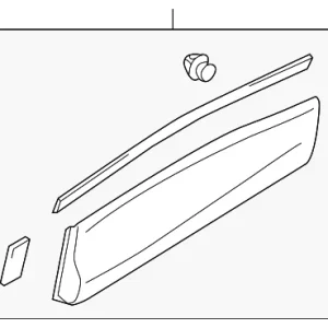 Lower Molding - Mazda (KD53-51-RC0B)