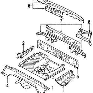 Rear Body Panel - Mazda (GA97-70-750C)