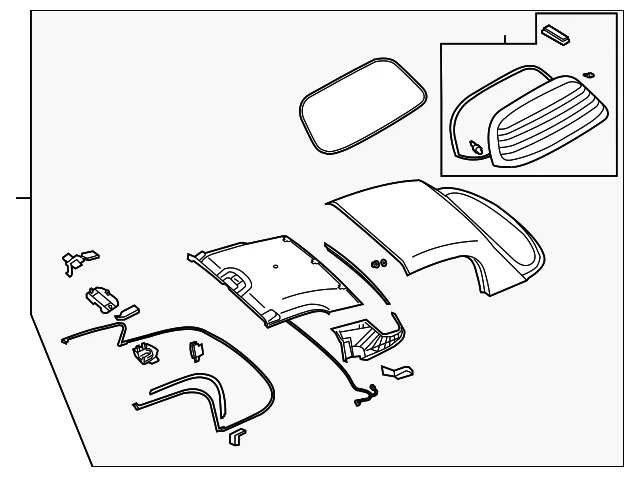 Roof Assembly - Mazda (NH52-V4-630A-74)