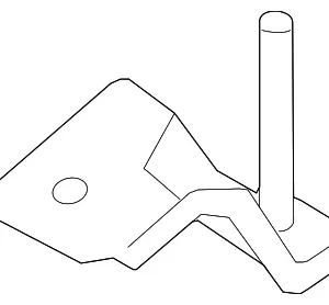 Front AC Tube Bracket - Mazda (TD11-61-472)