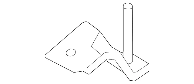 Front AC Tube Bracket - Mazda (TD11-61-472)