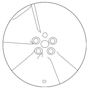 Wheel Disc Aluminum - Mazda (9965-20-8500)