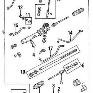 Return Pipe - Mazda (BC1D-32-6G0)