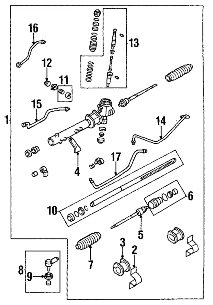 Return Pipe - Mazda (BC1D-32-6G0)