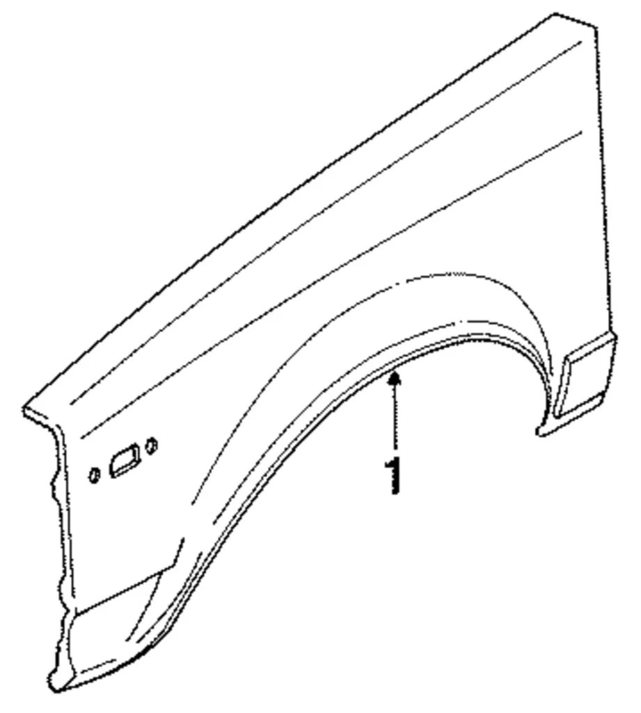 Fender - Mazda (BA20-52-111A)