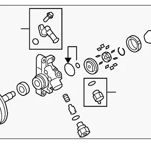 Power Steering Pump - Mazda (GS4H-32-650B)