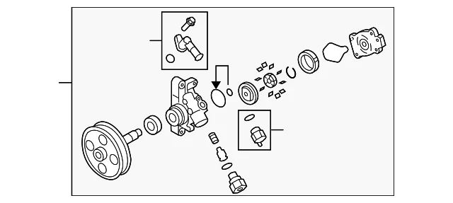 Power Steering Pump - Mazda (GS4H-32-650B)