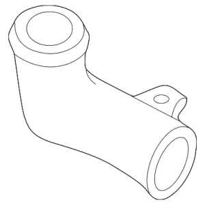 Air Inlet Duct - Mazda (KJ01-13-202)