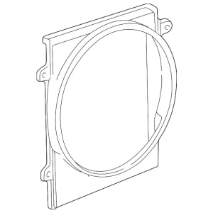 Fan Shroud - Mazda (ZZP1-15-210)