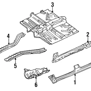 Inner Rocker - Mazda (BC1D-54-950D)