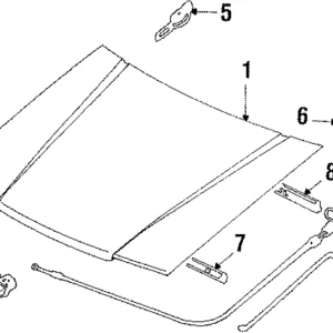 Hinge - Mazda (BF69-52-420E)