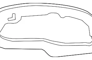 Tail Lamp Assembly Gasket - Mazda (BHN1-51-153)
