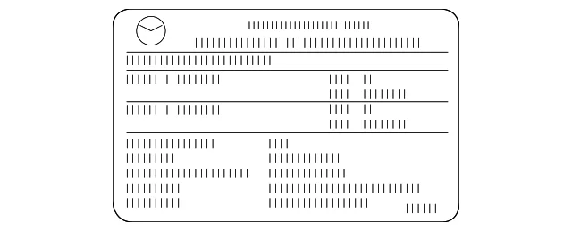 Emission Label - Mazda (PXKX-69-036)