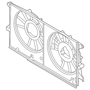 Fan Shroud - Mazda (LFDV-15-210A)