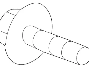 Hub Assembly Mount Bolt - Mazda (9YA1-61-405)