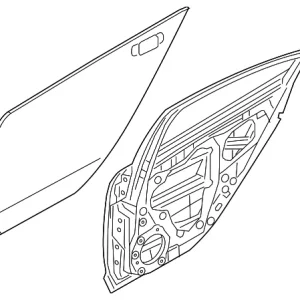 Door Shell - Mazda (GHY2-72-02XB)