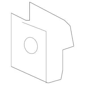 License Bracket Spacer - Mazda (NH19-50-688)