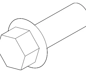 Lower Control Arm Adjust Bolt - Mazda (F151-28-66Z)