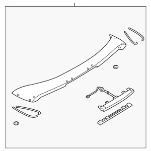 Spoiler - Mazda (GK2A-51-960F-01)