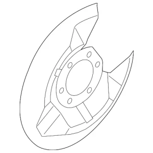 Splash Shield - Mazda (K011-26-261A)