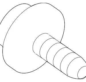 Mount Bracket Screw - Mazda (K011-43-7A7)