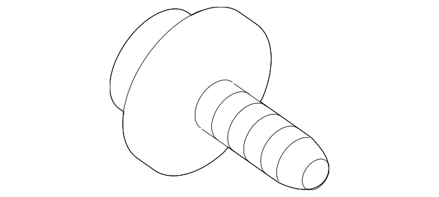 Mount Bracket Screw - Mazda (K011-43-7A7)