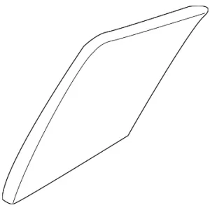 Vent Glass - Mazda (GHK1-72-661D)