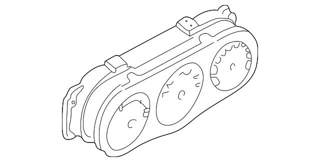 Dash Control Unit - Mazda (EC01-61-C04B)