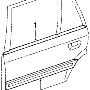 Belt Weather-Strip - Mazda (B223-50-670)