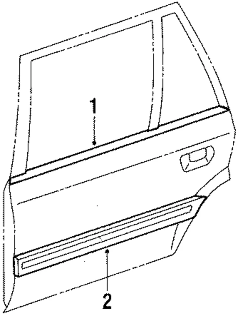 Side Molding - Mazda (B093-50-693A)