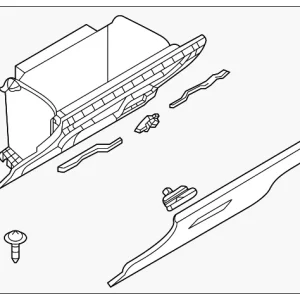 Glove Box Assembly - Mazda (DGH9-64-030-02)