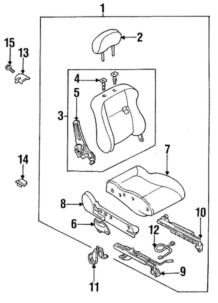 Seat Track - Mazda (BC1M-88-102E)
