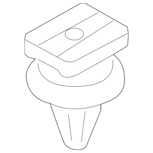 Wheel Opening Molding Retainer Clip - Mazda (KD45-51-W24)