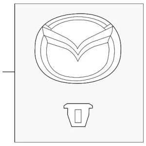 Emblem - Mazda (D651-51-730)