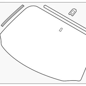 Windshield - Mazda (N243-63-900D)