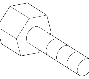 Fender Rear Bolt - Mazda (9YR0-10-506)