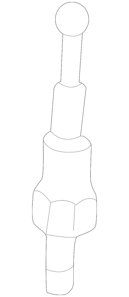 Antenna Mast - Mazda (ZZEA-66-934B)