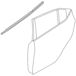 Belt Molding - Mazda (BDTS-50-660E)