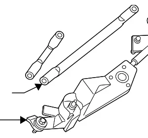 Wiper Transmission - Mazda (TD11-67-360C)