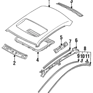 Protector Clip - Mazda (HG30-50-523)