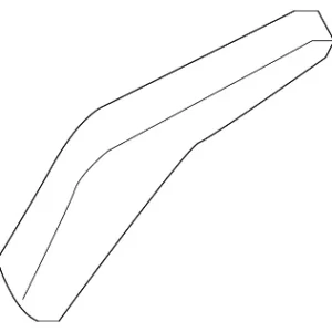 Door Weather-Strip Upper Retainer - Mazda (KD53-72-762A)