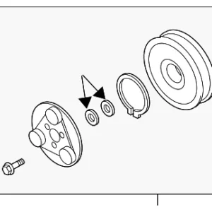 Clutch & Pulley - Mazda (GJ6A-61-L20A)