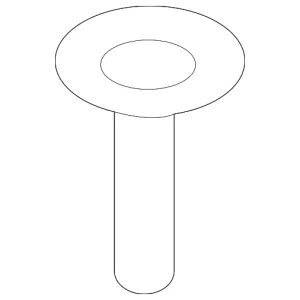 Trunk Side Trim Hole Cover - Mazda (KA01-68-86YA)