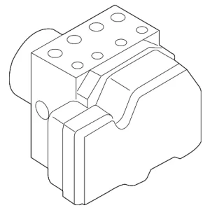 ABS Control Unit - Mazda (TE69-43-7A0F)