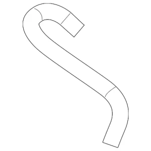 Upper Hose - Mazda (BBM2-42-563)