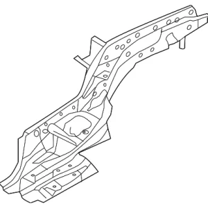 Rear Rail Assembly - Mazda (G46G-54-810C)