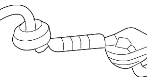 Lift-Gate Washer Hose Adapter - Mazda (GJ6J-67-G51)
